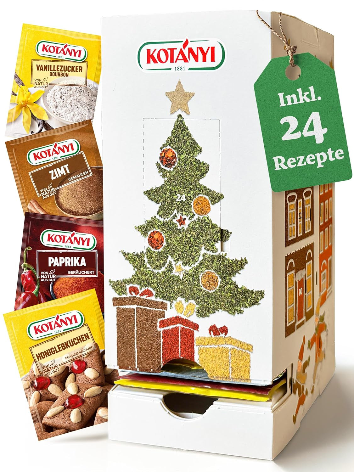 KOTÁNYI Gril Spices Dárková sada - 6er Nosič - Dárky pro muže - Gril Zubehör & Spice Set für jedes BBQ - Gril Zubehör inkl. Magický prach - [Jetzt Geburtstagsgeschenk für Männer bestellen!]