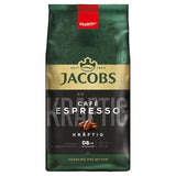 Jacobs Café Crema Zlatá kávová zrna 1 kg – Vollmundig, Aromatisch, Fruchtige Notes, Arabica & Robusta, Intensität 5/10, Ideální pro Café Crema Naty Shop Espresso 1 kg