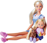 Simba Steffi Love Rabbit Family 12cm 29cm králičí klec Hrací panenka a panenka se dvěma králíčky, věk 3+