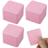 300 Stück Nagellackentferner Pads, Fusselfreie Nägel Wattepads Für Nägel Nagellackentferner Ubrousky na nehty Cleaner Gelnägel - Rosa