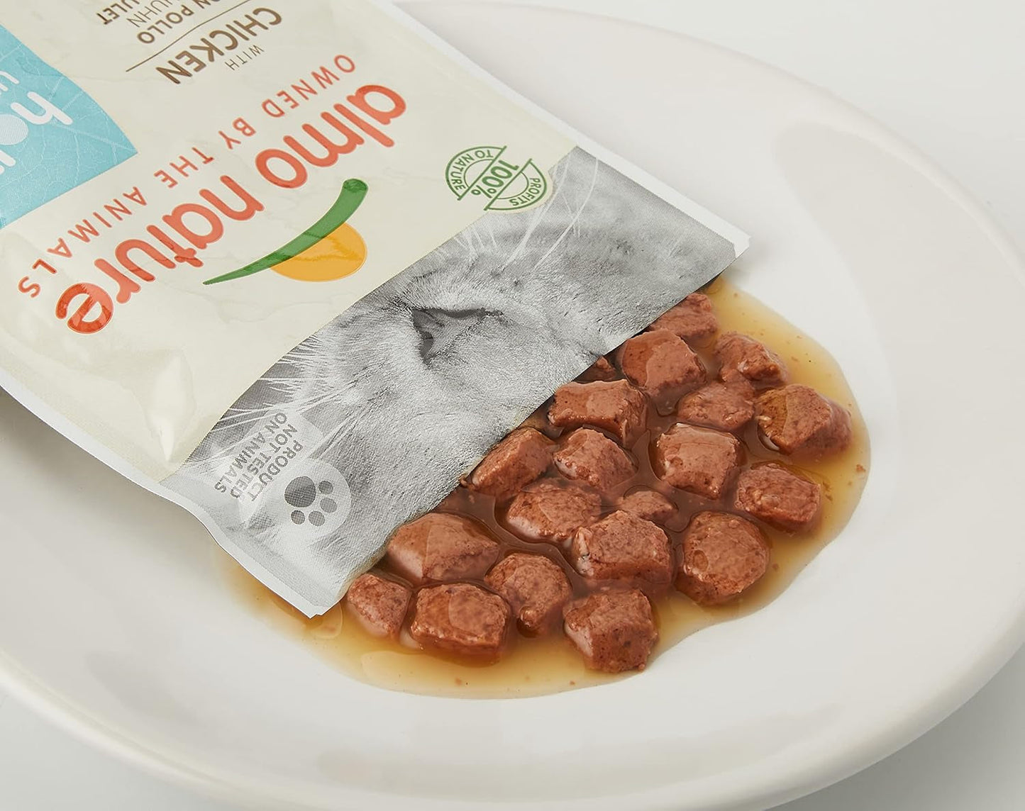 Almo Nature Functional Urinary Help - Mokré krmivo pro dospělé kočky s rybí a kuřecí příchutí - Podporuje zdraví močových cest - 6 sáčků po 70 g