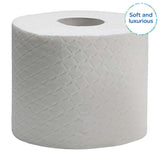 Kleenex Premium role toaletního papíru 8484, toaletní papír 24 rolí X 160 pufovaných listů, 4vrstvý toaletní papír, 100% čisté vlákno, vysoká kvalita, odolný proti roztržení a měkký (2 balení)