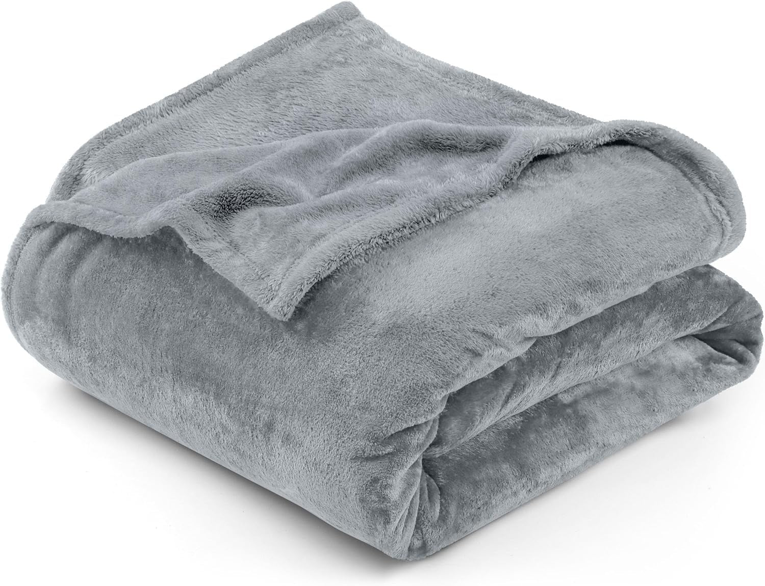 Povlečení Utopia Kuschelige Fleecedecke [228X228 cm, šedá] Weiche, Leichte, Warme Flauschige Decke Kuschelige Und Atmungsaktive Decken Für Bett Sofa Couch