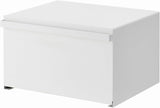 Yamazaki 4352 TOWER Koš na chleba, bílý, ocelový, minimalistický, 40 x 34,5 x 24 cm Dózy na potraviny Naty Shop White Jedna velikost