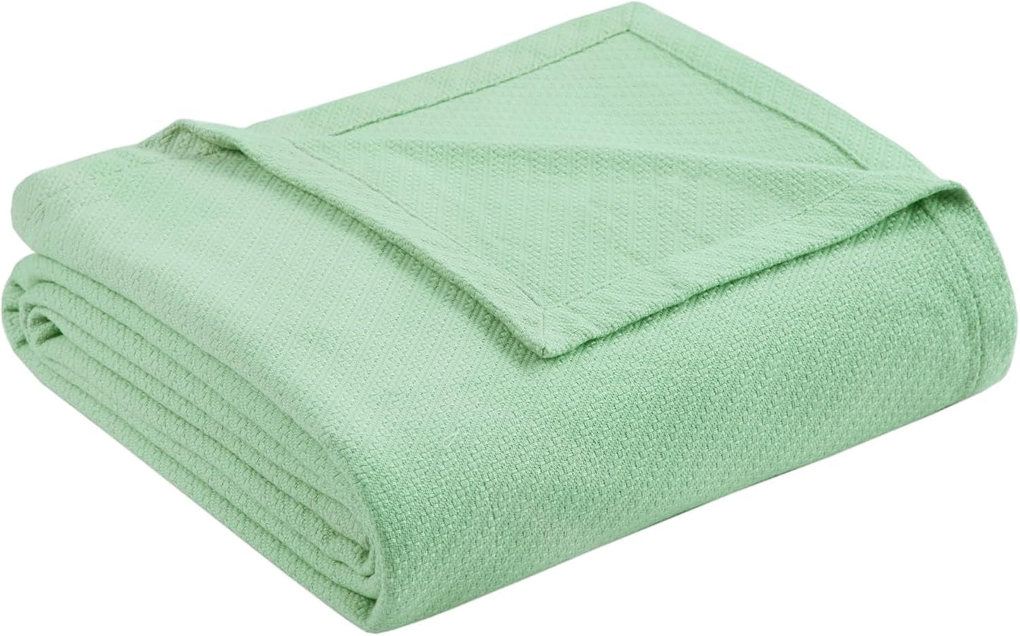 Madison Park luxusní tekutá bavlna vysoce kvalitní měkká pohodlná deka ze 100% kroužkové bavlny na postel Pohovka nebo pohovka Blush Full/Queen Naty Shop Přikrývky a přikrývky Mořská pěna Full/Queen