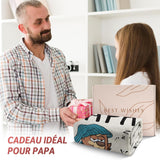 Juratar flanelová deka pro tatínka - dárek k narozeninám, ke dni otců a Vánocům - 152 X 130 cm Postele a přikrývky Besuche den Juratar-Store
