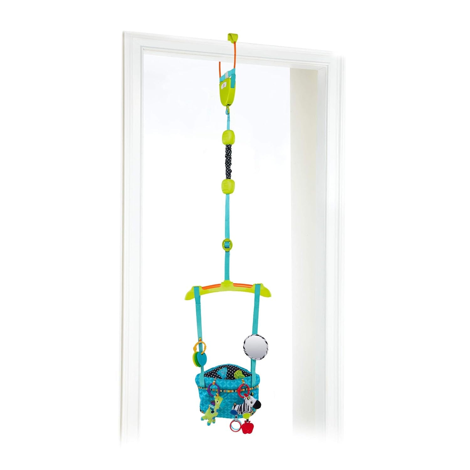 Sada luxusních dveřních západek Bright Starts s bezpečnou a stabilní sponou na rám dveří a dětskými ubrousky Pampers Sensitive, 1200 ubrousků (15 x 80)