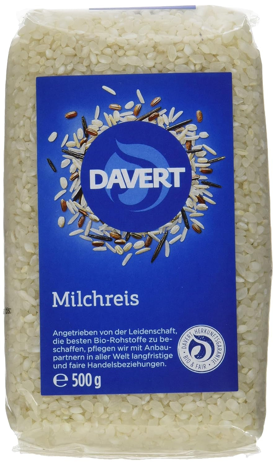 Rýžový nákyp Davert (1 x 500 g) - Bio