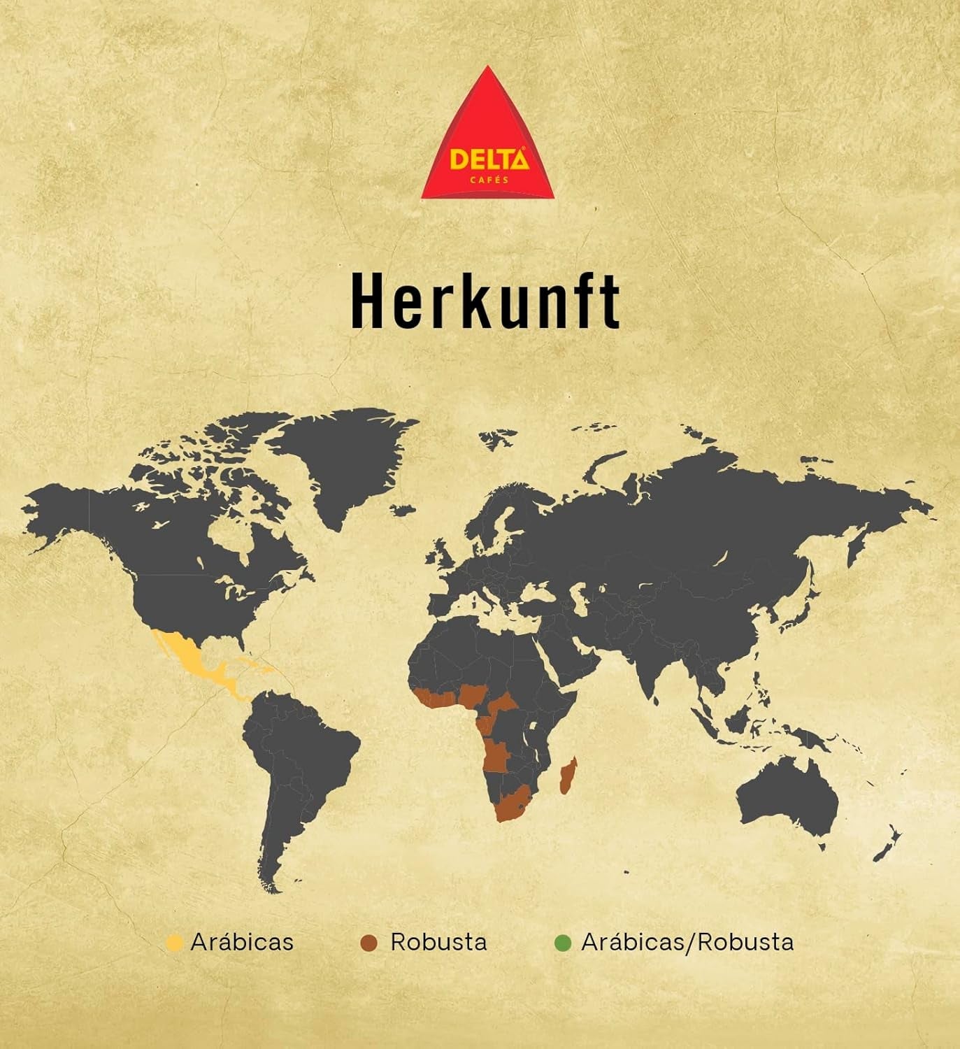 Delta Café - Kaffeebohnen Gold - 2 balíčky à 1 kg - Intensität 12 - Vollmundige Arabica-Röstkaffebohnenmischung - Sehr aromaticisch mit Noten von Honig und Reifen Früchten