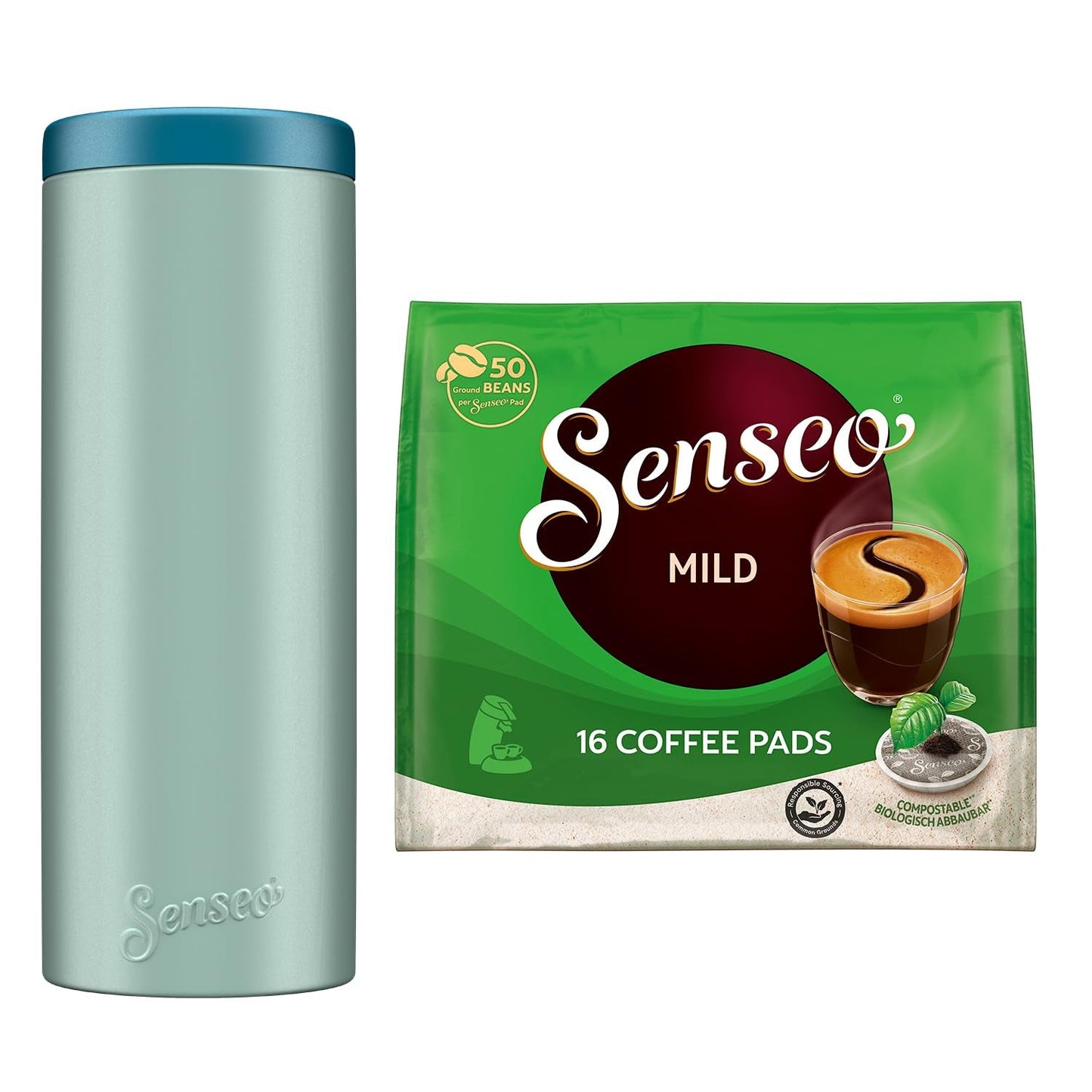 Pads Mild, 10 x 16 Getränke, 160 Kaffee Pods, včetně Pad Dose
