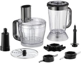 Kuchyňský robot Russell Hobbs [Blender/sekáček na zeleninu/stolní mixér/sekáček/mixér] Kuchyňský robot (hnětení, mixování a krájení), Matte Charcoal Kitchen Naty Shop