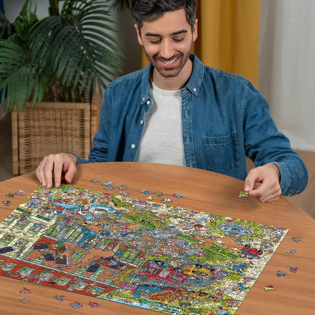 Ravensburger Puzzle 12000723 - The Hotel - 1000dílné puzzle pro dospělé a děti od 14 let, Puzzle Naty Shop