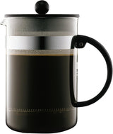 Kávovar Bodum 1582-01 bistroNOUVEAU (French Press systém, vhodný do myčky), 1,5 litru, černý