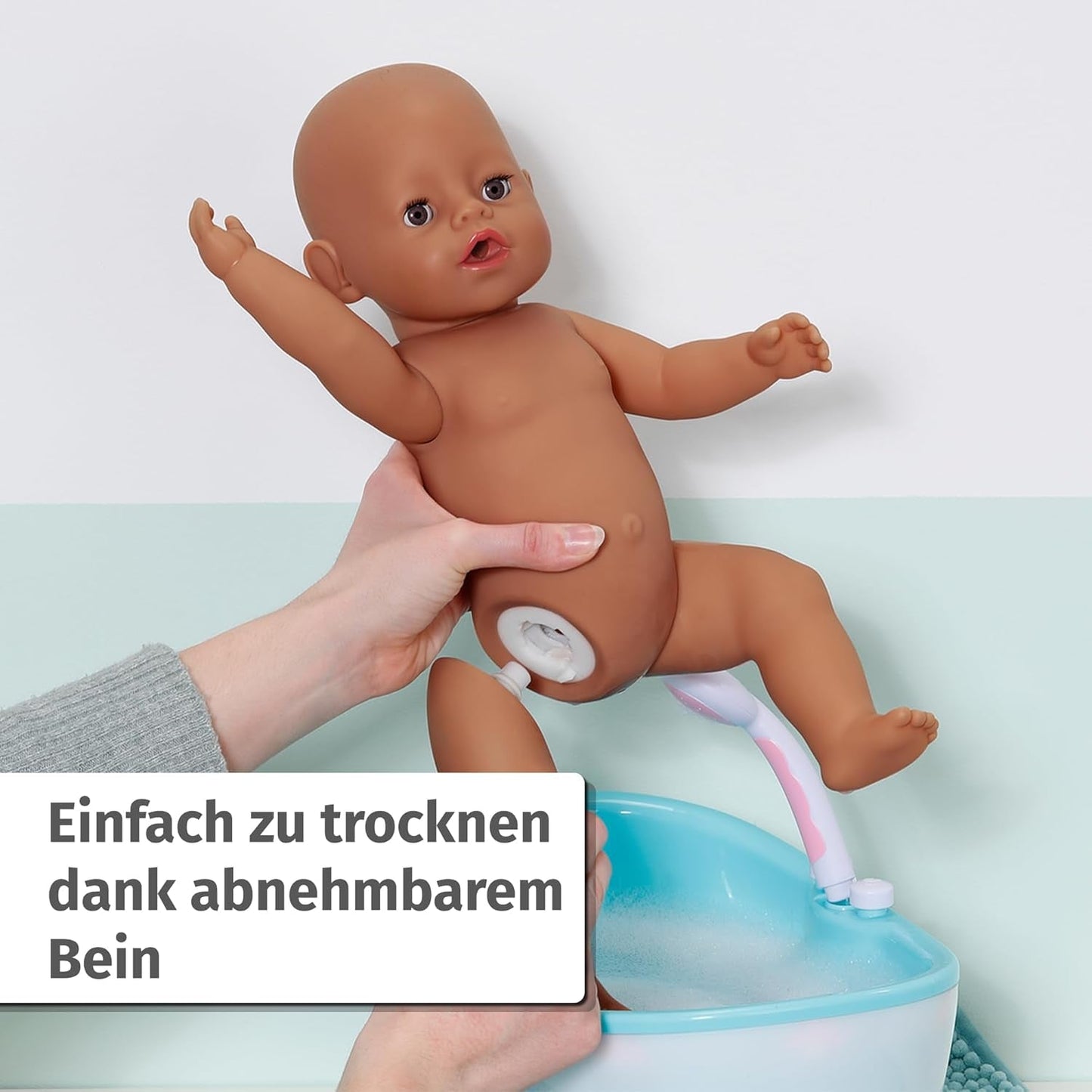 BABY Born Eva 43 cm, panenka s 10 funkcemi a doplňky, pro děti od 3 let, funguje bez baterie, velká panenka 43 cm, 836408 Zapf Creation Dolls Naty Shop