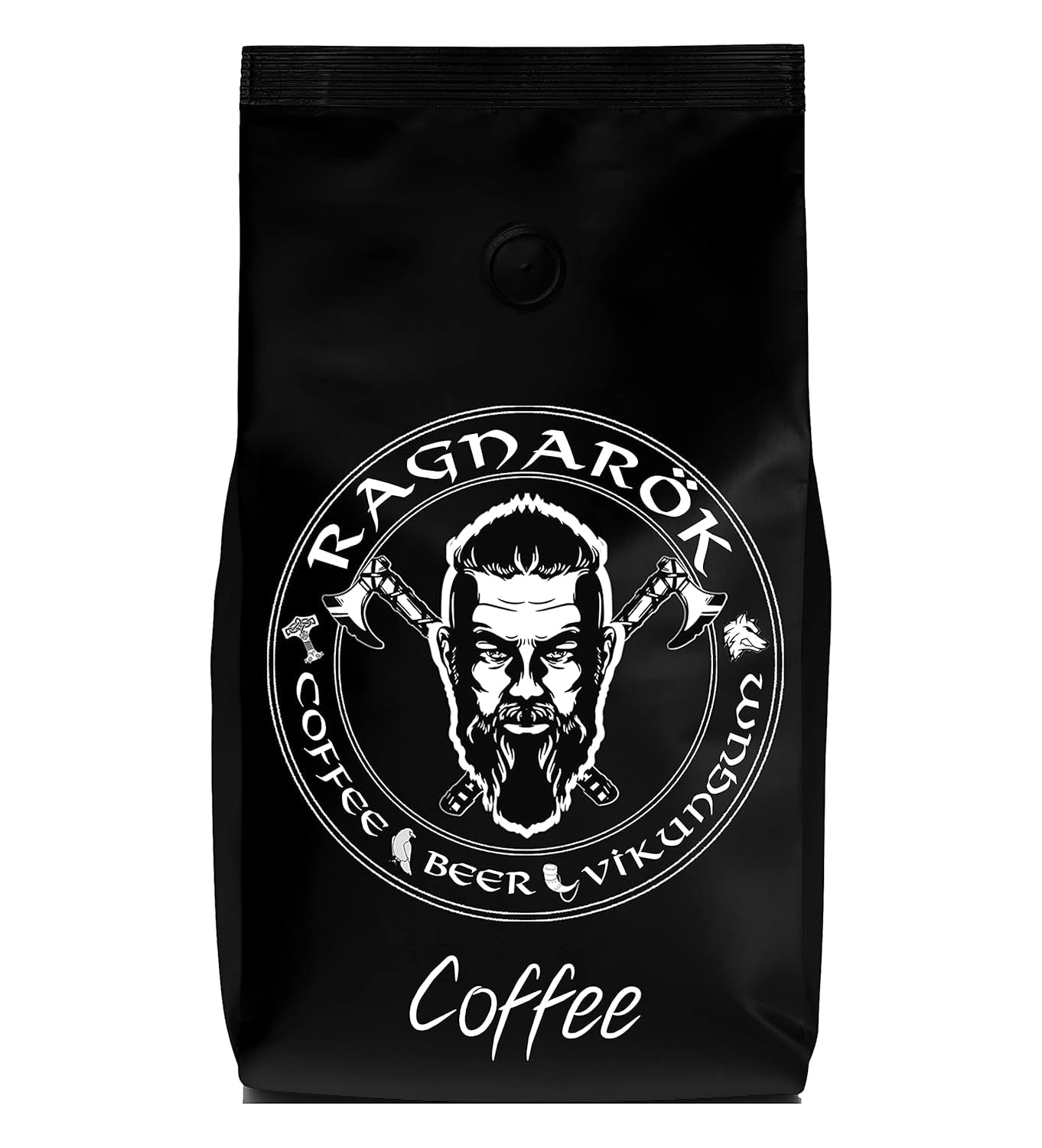 C&T "Ragnarök Coffee" nordischer Röst-Kaffee | 1000g Bohne husa | als Espresso & Cafe Crema bar | kräftig + würzig + aromatický | 100% přírodní s kofeinem