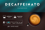 Café Royal Espresso Decaffeinato – kávové kapsle kompatibilní s Nespresso®, 100% Arabica, Intensität 6/12, Rainforest Alliance, bez kofeinu, 36 kapslí