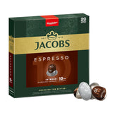 Jacobs Kaffeekapseln Espresso Intenso, Intensität 10/12, 10 x 20 Getränke, kompatibilní s Nespresso* Kaffee Kapseln, 200 Kapseln