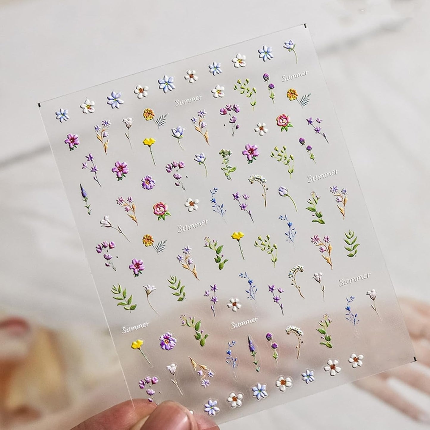 Sada nálepek na nehty - Samolepka na nehty Selbstklebende, Nageldesign Zubehör, Nail Art, Nagelaufkleber Für Fingernägel, nálepka Blumen Nagel, Nagel Deko