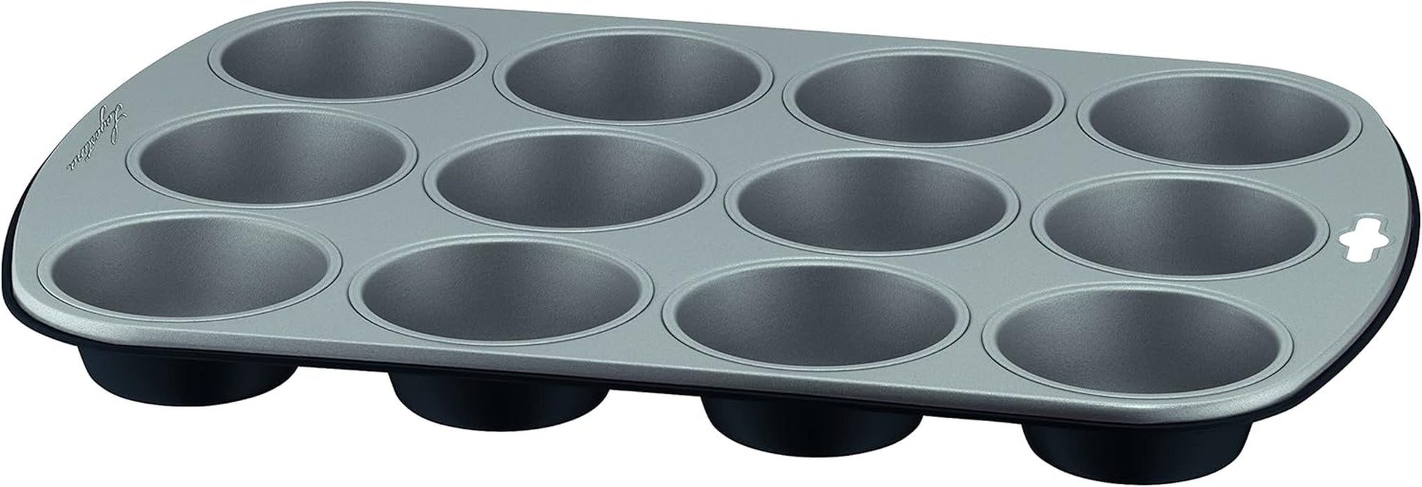 Gustosa Backform 12 Muffin Aus Stahl, Antihaftbeschichte, Für Backofen, Schwarz, 38 X 27 Cm Formy a plechy na pečení Naty Shop