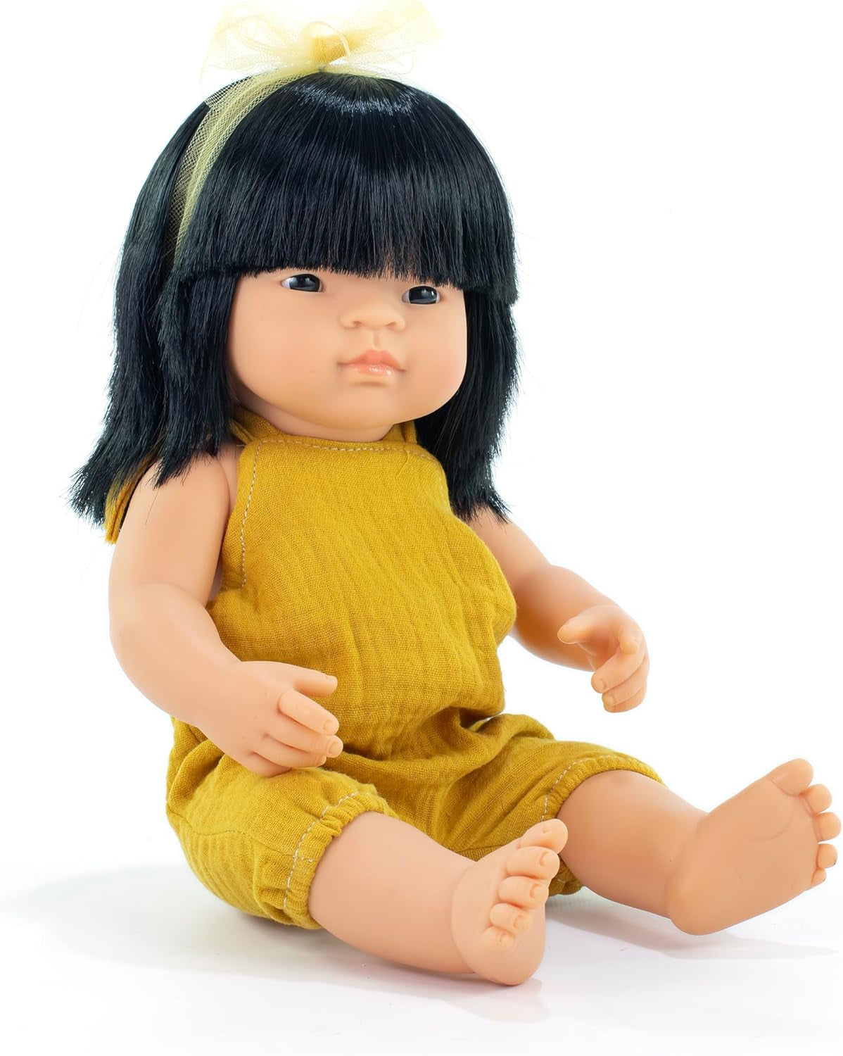 Panenka miniland, 38 cm, Asiatka. Vyrobeno ve Španělsku. Anatomicky správně. Kolekce Můj přítel a já