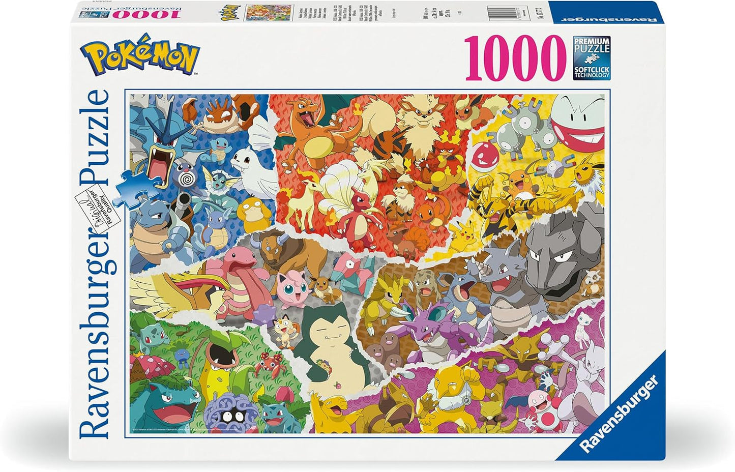 Ravensburger Puzzle 12000832 - Pokémon Adventure - 1000dílné puzzle Pokémon pro dospělé a děti od 14 let Puzzle Naty Shop Hravá propracovanost