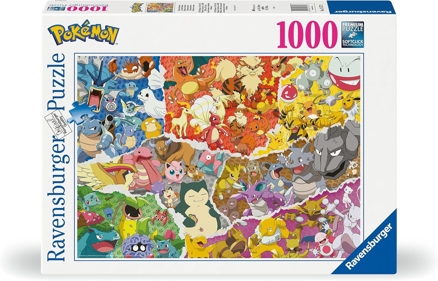 Ravensburger Puzzle 12000832 - Pokémon Adventure - 1000dílné puzzle Pokémon pro dospělé a děti od 14 let Puzzle Naty Shop Hravá propracovanost