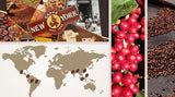 New York Coffee - EXTRA P - Kávová zrna, silná a rozhodná chuť, zrna Arabica a Robusta, k mletí, italské espresso, tyčinková směs - prémiová kvalita od roku 1930 - 1 kg, zrnka