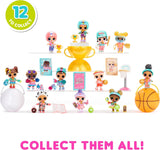 LOL Překvapení! All-Star Sports Vault Tots Collection – obsahuje 1 panenku, obrněné balení, 12 sběratelských panenek, 8 doplňků pro rozbalení, ideální pro děti od 4 let, růžová