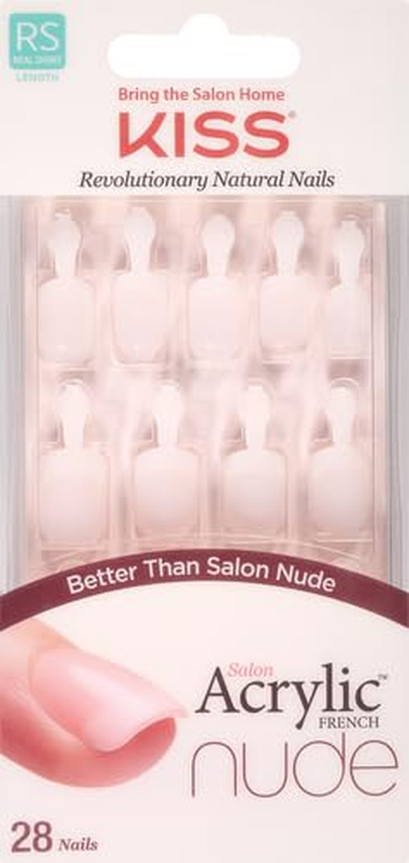 Kiss Nude Nails Úžasné nehty (balení 2 ks)