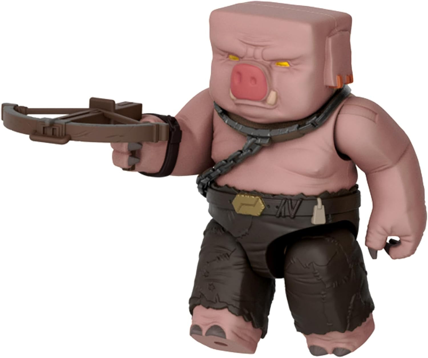 Sada akčních figurek Mattel Minecraft, Ghast s ohnivým útokem, světla, hluk, startér a projektil, prasečí válečník, inspirováno filmem, JFB69 Akční figurky Naty Shop
