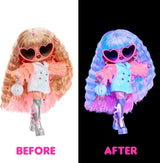 LOL Překvapení! Tweens Neon Pop Stars - Thea Stars - 1 módní panenka s podsvícenými překvapeními a více než 10 oblečením a doplňky Pop Star, včetně její zářivě růžové kytary, dárek pro děti od 4 let