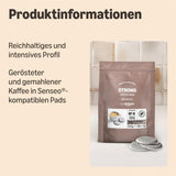 od Amazon Starke Pads, geeignet für Senseo-Maschinen, 36 Stück (1 Packung mit 36 ​​​​Stück) – Rainforest Alliance-zertifiziert