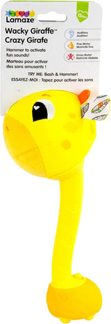 Lamaze L27471 Crazy Giraffe, hračka pro novorozence, barevná senzorická hračka pro miminko, dárek pro nové rodiče, vývojová hračka pro chlapce a dívky od 12 měsíců Baby Toys Naty Shop