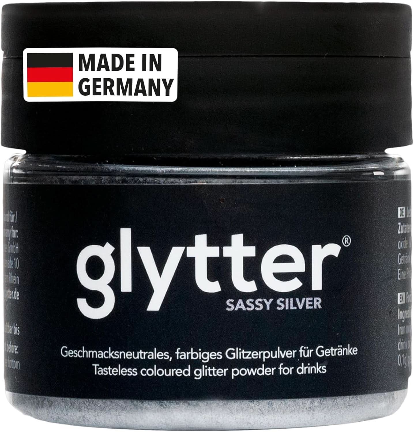 Glitter Glitter Powder For Drinks (Silver) - Jedlé třpytky do nápojů, 10 gramů Glitter Naty Shop