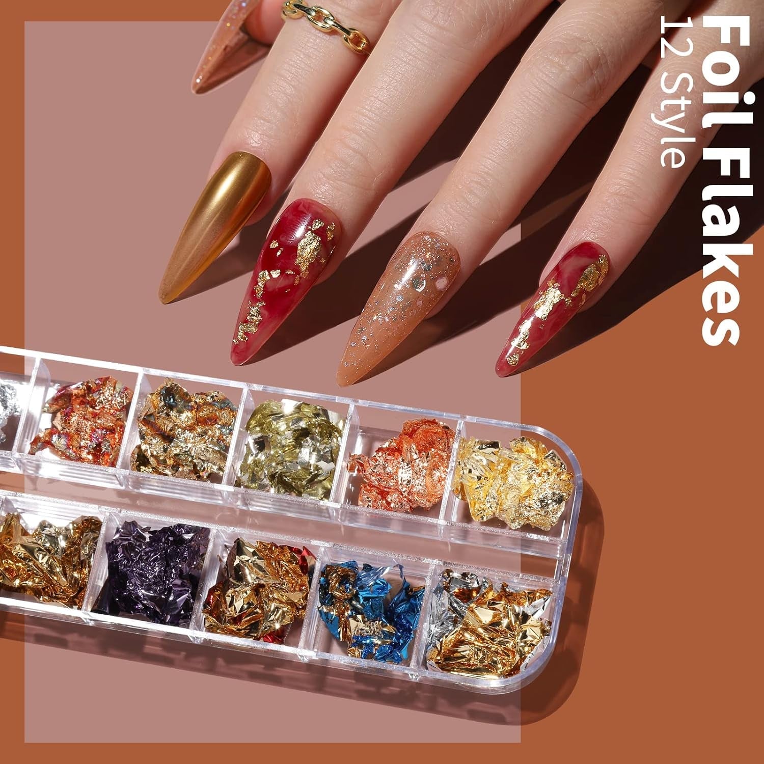 FANDAMEI Pinsel Für Gelnägel, 15 ks Nagel Pinsel, 5 Blätter Nagel Sticker, Strasssteine ​​Nägel, Nageldesign Set, Nageldesign Zubehör, Nail Art Pinsel Set, Nailart Pinsel Und Dekorationen Set