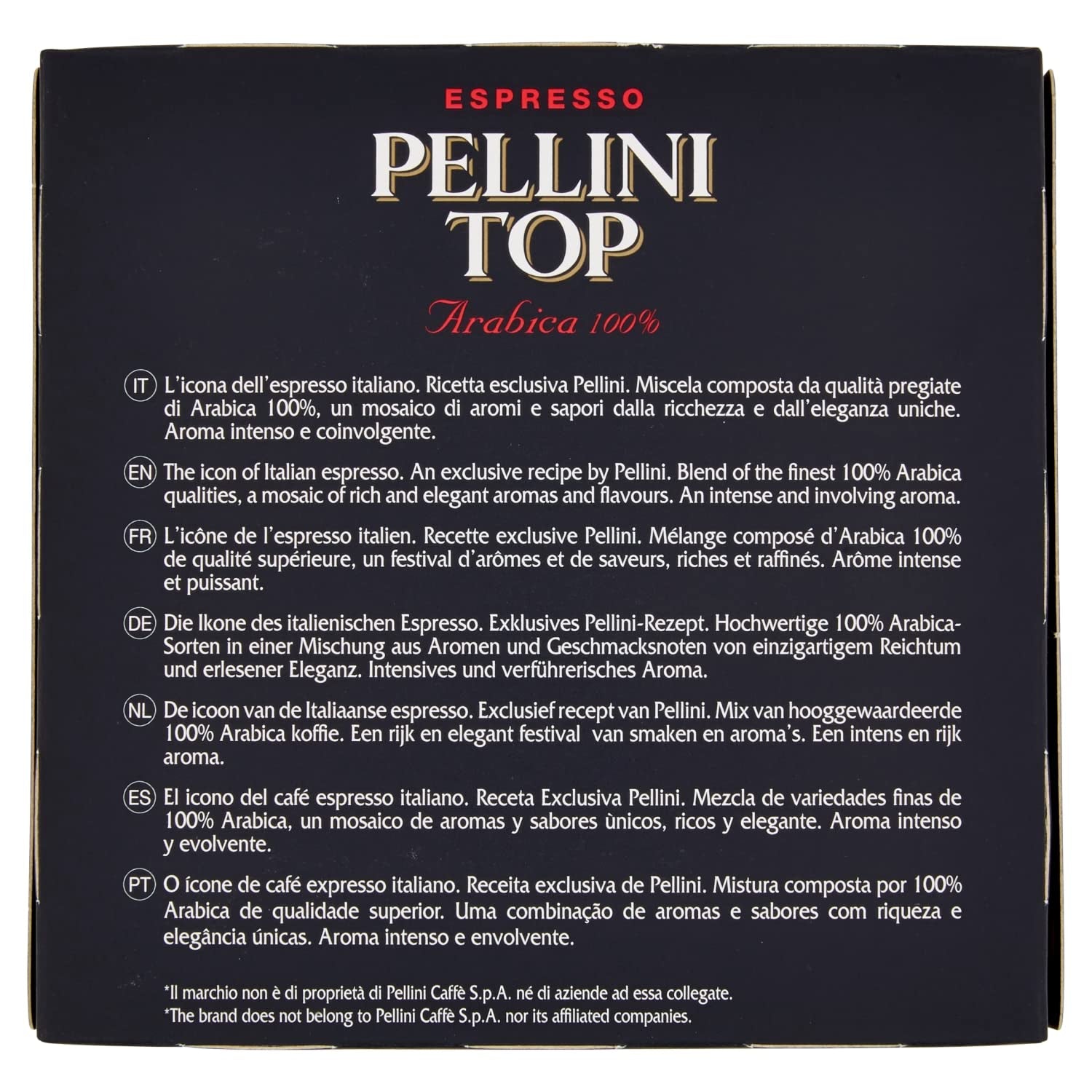 Espresso Pellini Top Arabica 100%, FAP Kapseln, balení 100 Kapsel