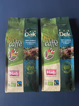 Caffè Haiti Roma bio bezkofeinová zrnková káva, 100% Arabica, certifikace Fairtrade, bio kvalita, balení 2 x 500g