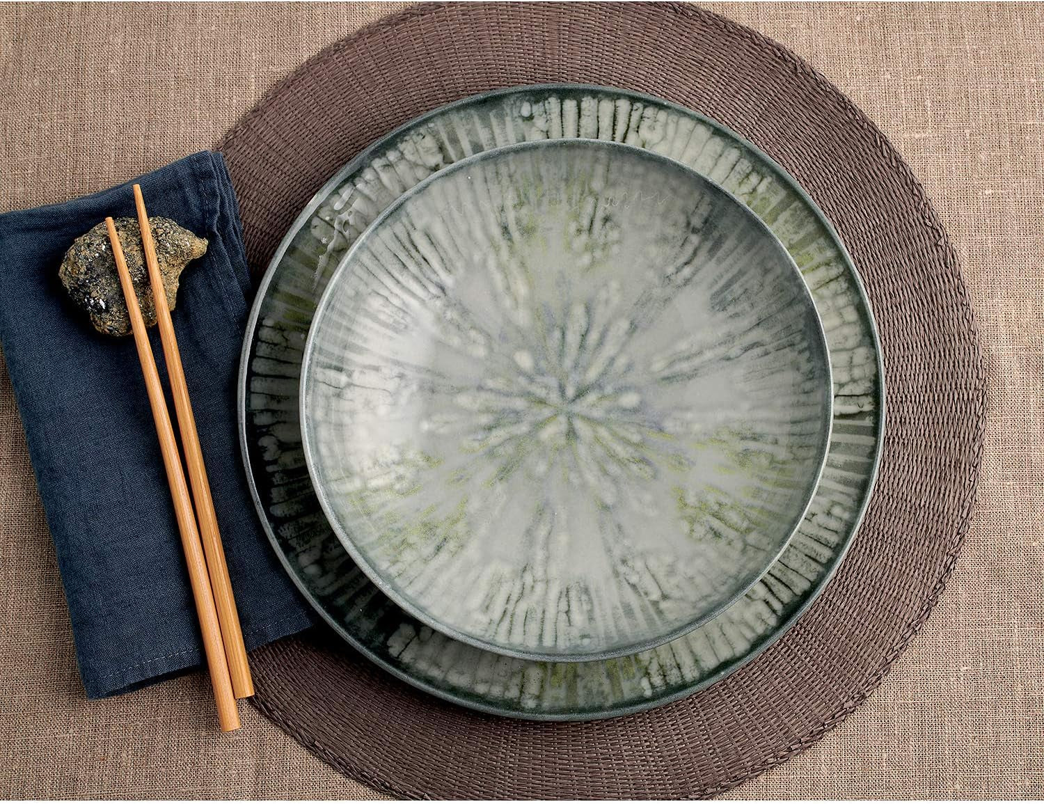 Porcelánová sada nádobí Fusion Grey 67351GA2, 12 kusů