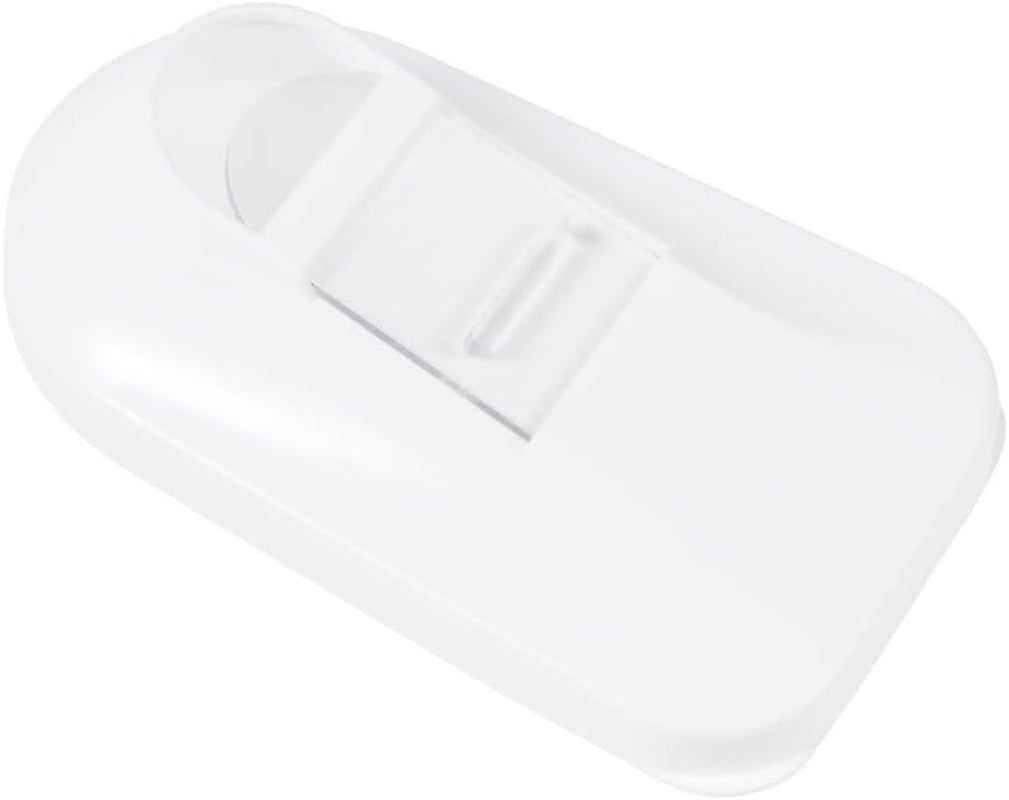 zásobník na nalévání suchých zásob, plynule nastavitelné víko dávkování, plast, 500 ml, 8 x 4,5 x 15 cm, Paola, bílá Dózy na potraviny Naty Shop