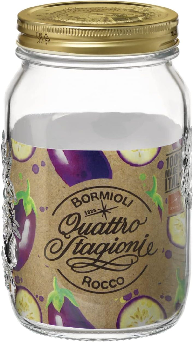 Bormioli QUATTRO STAGIONI skladovací dóza 1 litr (balení 2 ks) Dózy na potraviny Naty Shop