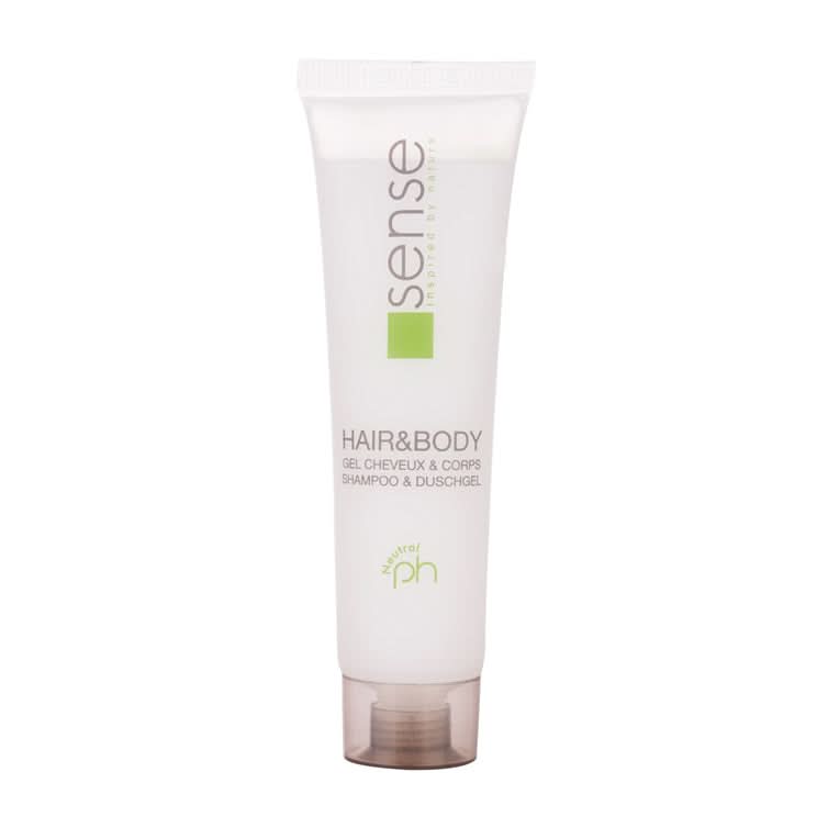 Smíšený gel 2v1, vlasy & tělo, 30 ml, 160 kusů Naty Shop Hotel Cosmetics