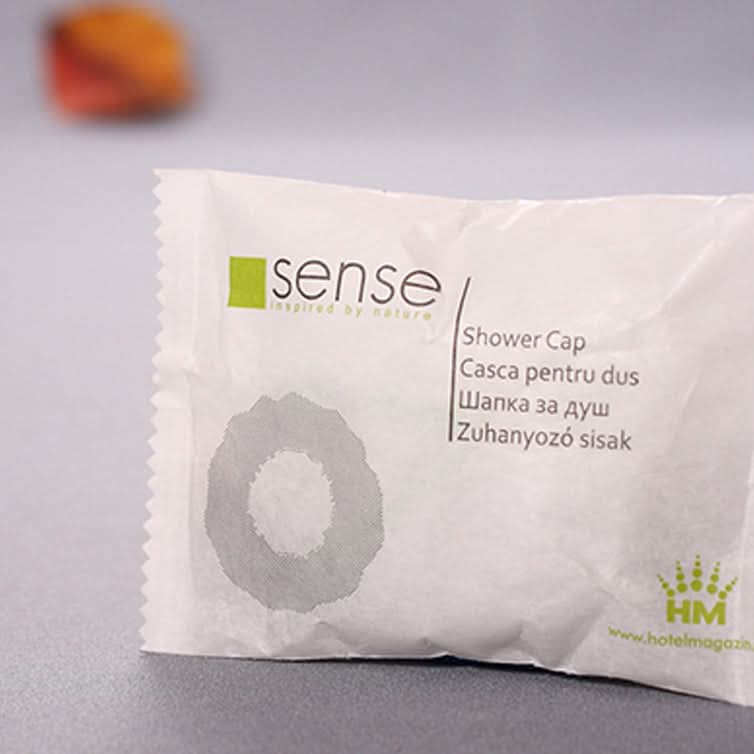 Sprchová čepice Sense, 250 kusů Naty Shop Hotel Cosmetics