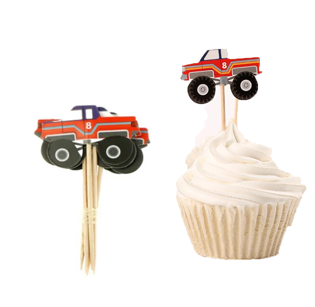 Sada dekorace Van cupcake, 12 kusů Naty Shop