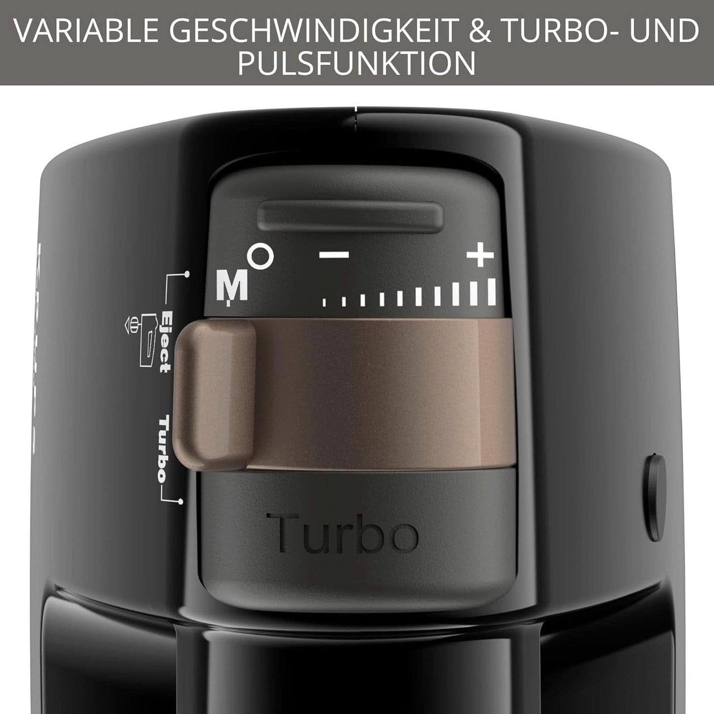 Krups 3Mix 7000 ruční mixér 60 Jahre Special Edition, 500 Watt, Knet- Und Rührhaken Aus Edelstahl, Langes Netzkabel, Zubehörtasche, F6085811, Schwarz/Kupfer Kitchen Naty Shop