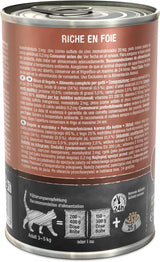 LEONARDO Mokré krmivo [6x400g játra] | Mokré krmivo pro kočky bez obilovin | Kompletní mokré konzervy
