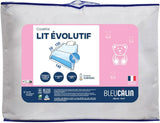 Bleu Câlin přikrývka pro děti 140X(150+50) Cm Speciál do dětské postýlky, tvrzená přikrývka roztažitelná až na 140X200 Cm, praní na 95°, bílá Přikrývky a přikrývky Naty Shop Unique Rozšiřitelná přikrývka do postýlky - 140 X (150 Cm + 5).