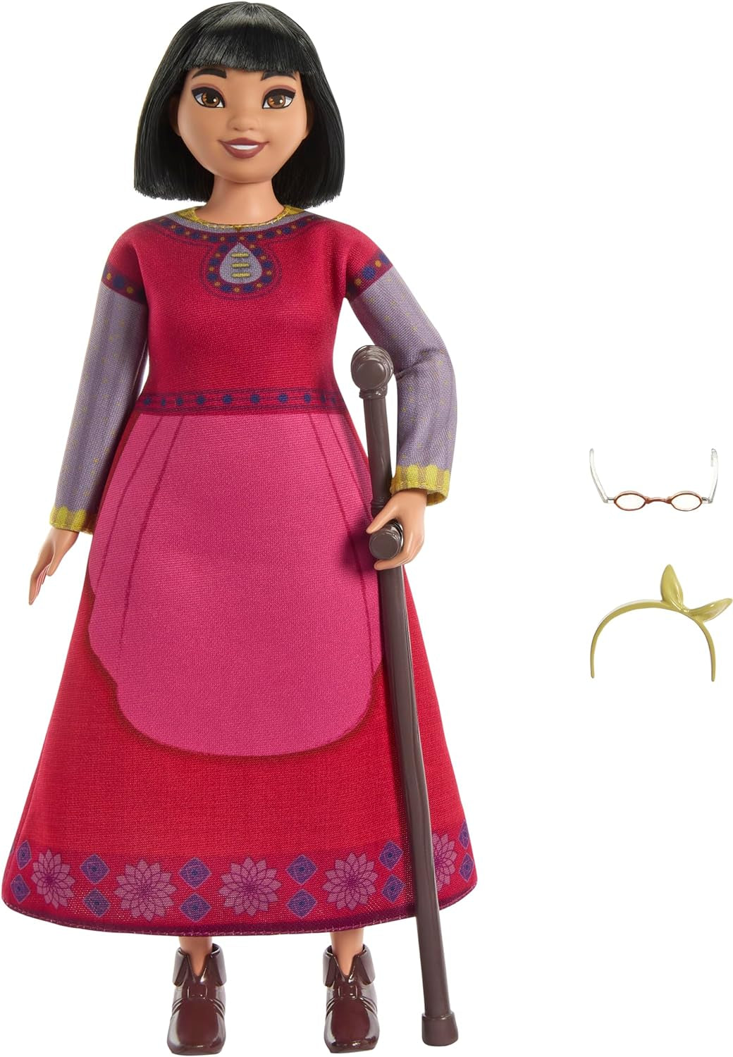 Mattel Disney Wish Panenka Dahlia of Rosas a doplňky, Kloubová módní panenka, HPX24