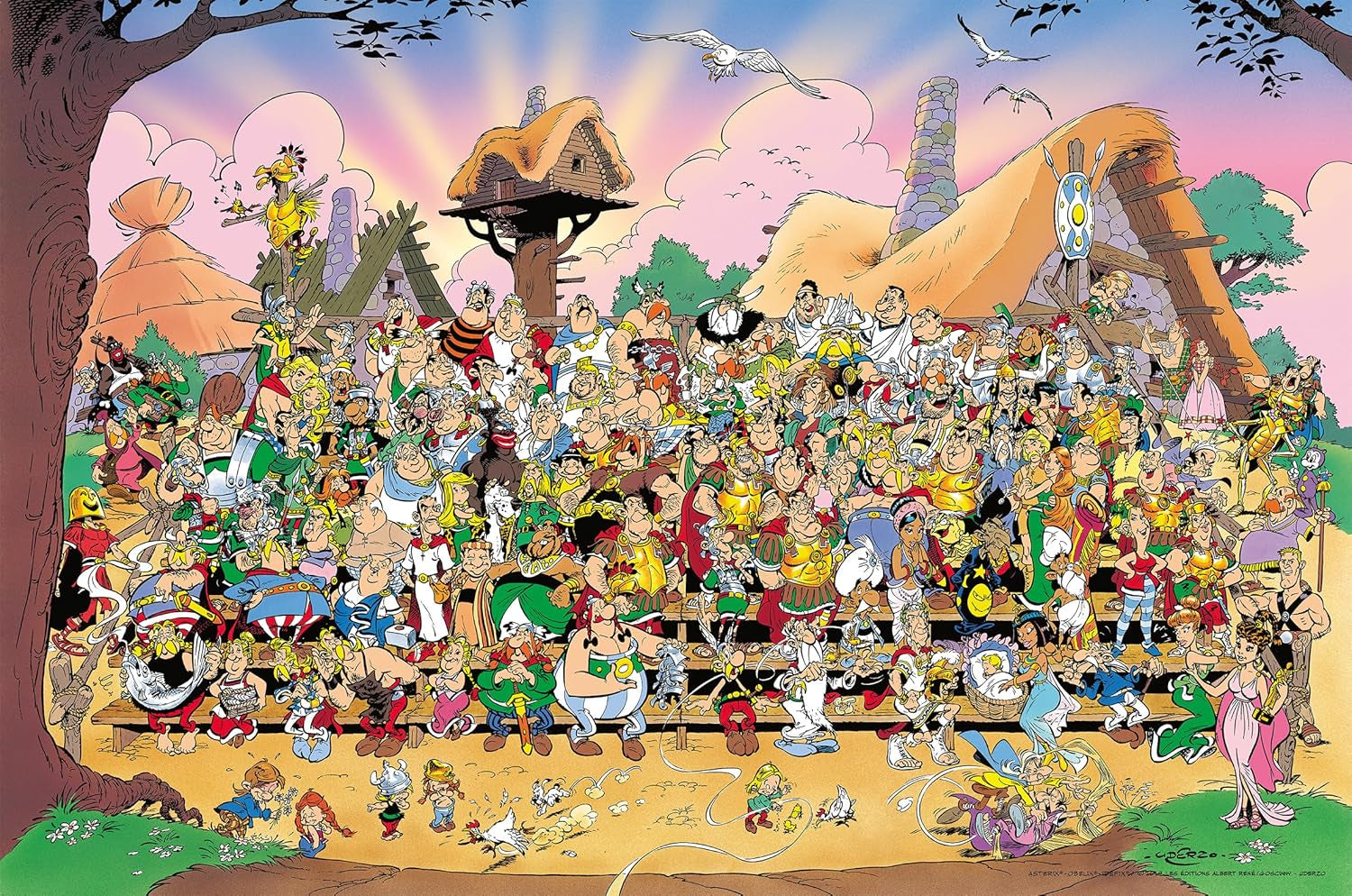 Ravensburger - Puzzle pro dospělé - Puzzle 3000 dílků - Vesmír Asterix - Dospělí a děti od 14 let - Vysoce kvalitní puzzle vyrobené v Evropě - Komiksové postavičky - 14981 Puzzle Naty Shop Výchozí název