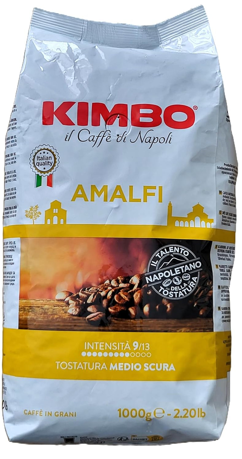 Celá zrnková káva Amalfi (100% Arabica), středně pražená, pytel 1 kg