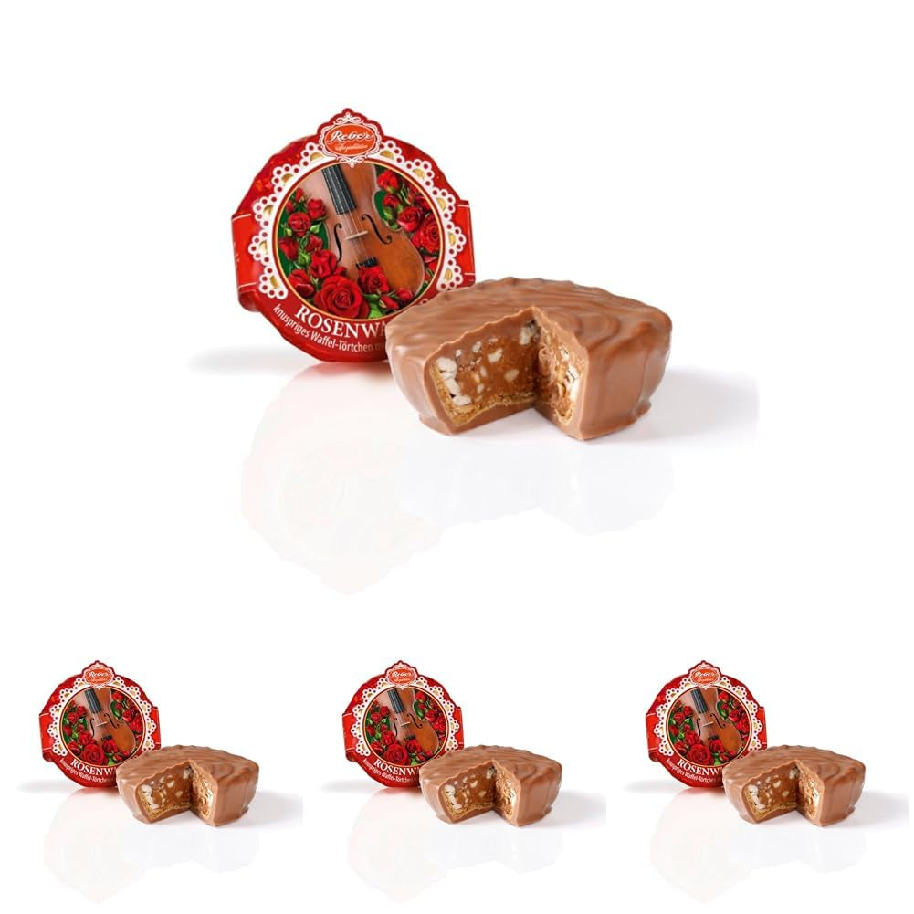 Reber Bites Chocolate and Truffle Pie, brandy lanýže na krémovém nugátu, zalité jemnou čokoládou z alpského mléka, 40 g (1 kus)